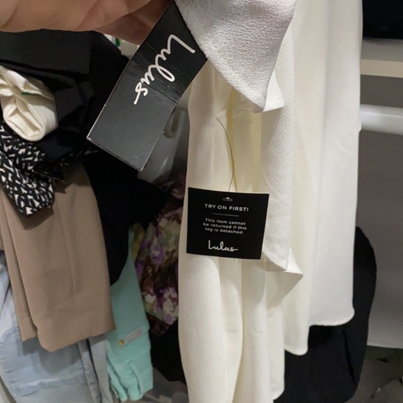 LULUS GORGEOUS WHITE DRESS - Picture 4 of 5